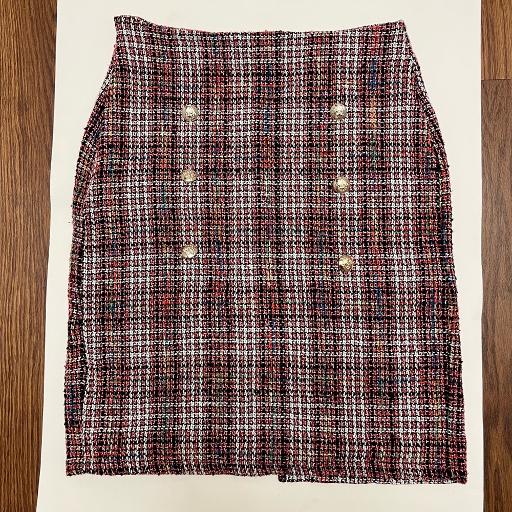 ❤️ FREE with any purchase 🙏🏽 SHEIN 💖⚜️ Tweed High Waist Pencil Skirt - Picture 9 of 17